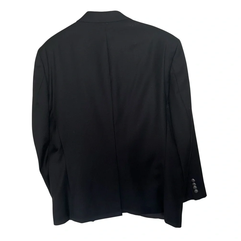 Men’s Lauren Ralph Lauren Wool Black Two-Button Blazer Jacket 44S